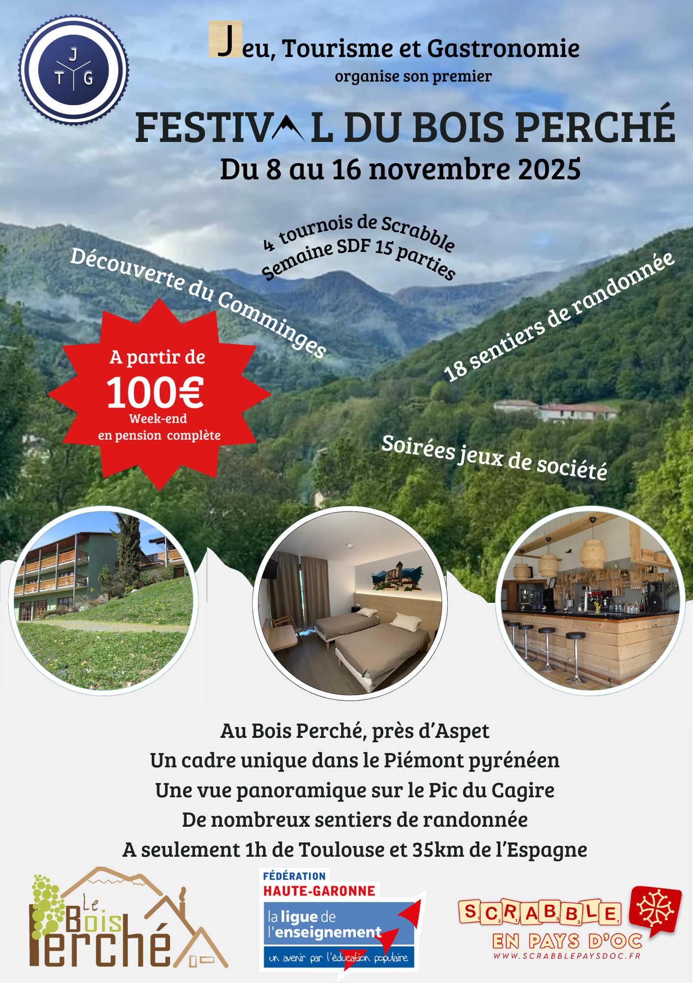 Le Bois Perché – 8 au 16 novembre 2025